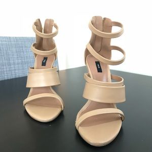Mango nude heels